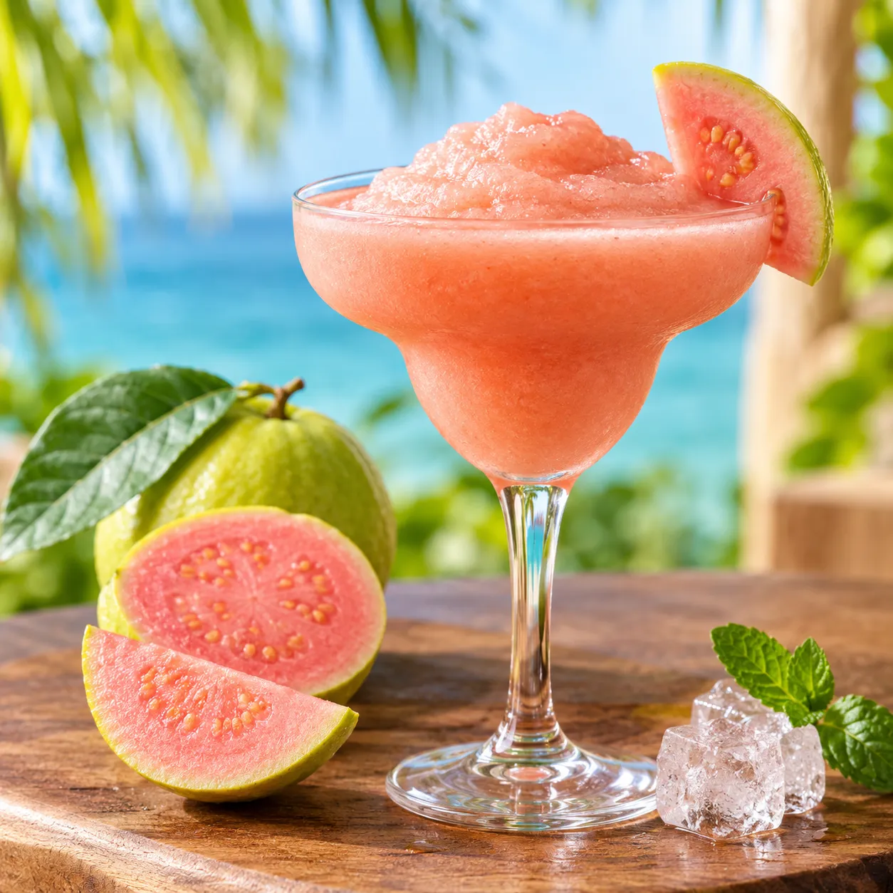 Frozen guava daiquiri