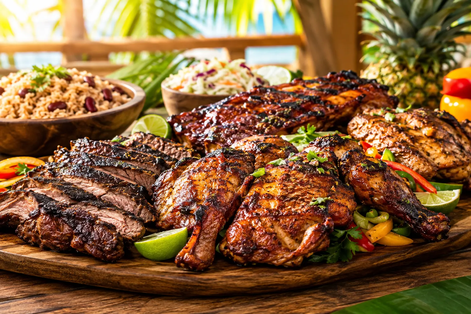 Island-style meats & poultry